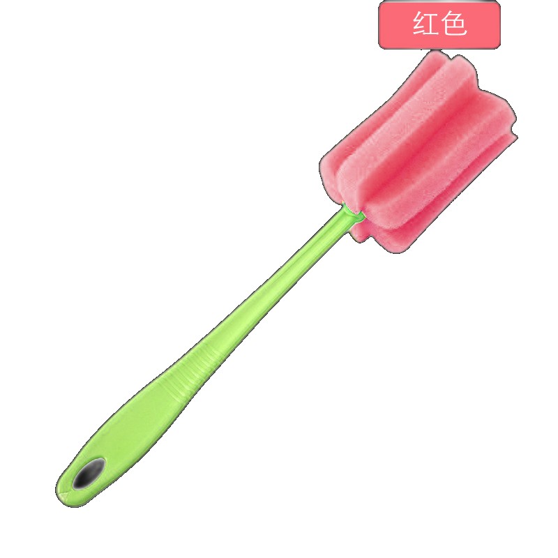 [EGIFTON-2518] Kitchen sponge long handle cup brush cleaning supplies decontamination bottle insulation brush