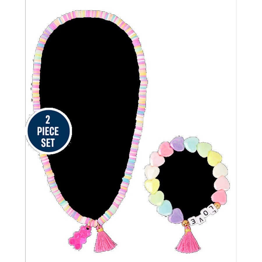[EXT-FAS-KIDS-JEWEL-TCP-001] The Children's Place Girls Rainbow Candy Bear Jewelry Set