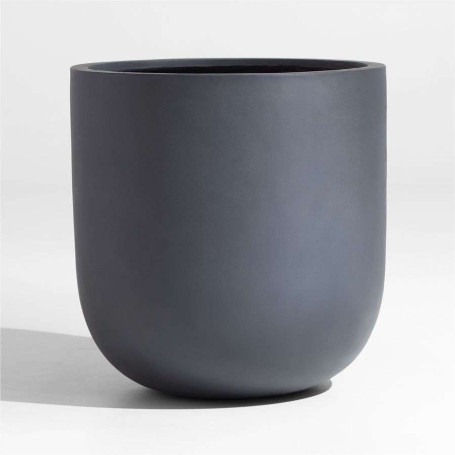 [EXT-HOME-PLANTER-CRATE-001] Junio Large Dark Grey Outdoor Planter