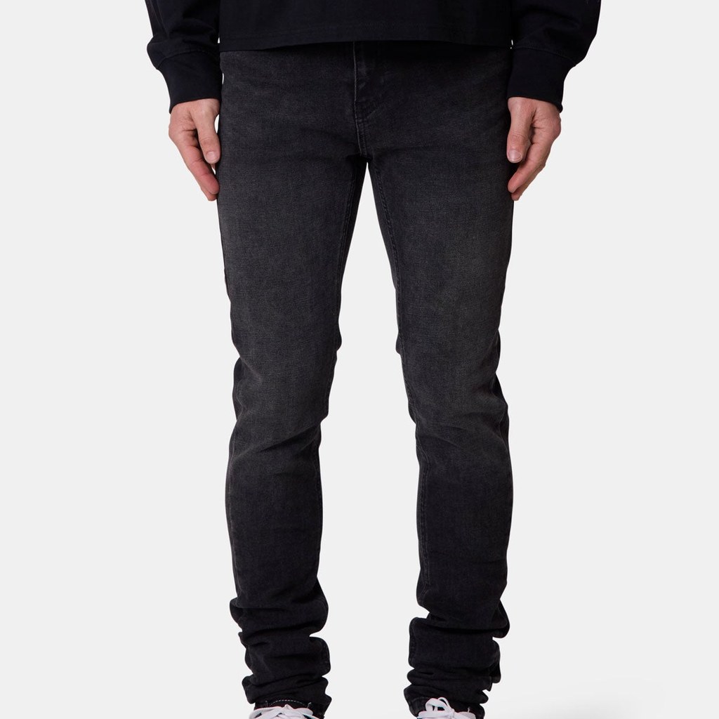 [EXT-MEN-MNML-SKINNY-DENIM-BLACK] mnml Skinny Denim - Western Black
