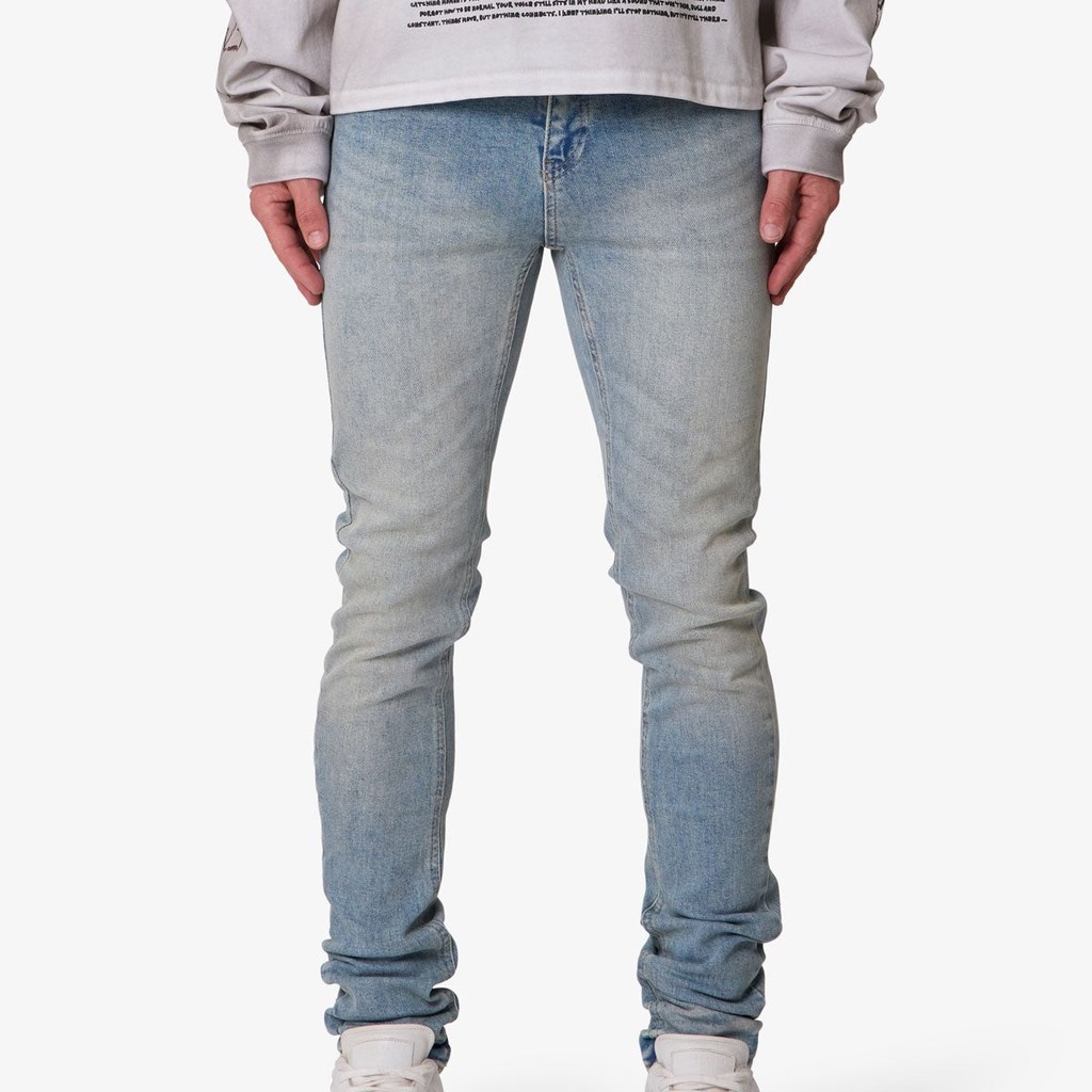 [EXT-MEN-MNML-SKINNY-DENIM-BLUE] mnml Skinny Denim - Western Blue